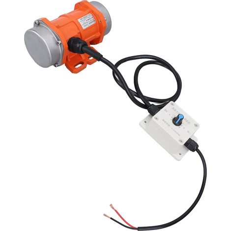 Moteur vibrant pour béton 12 V CC, 4 000 tr/min, sans balais, en alliage d'aluminium, IP65, avec variateur de vitesse, 60 W (1/5)