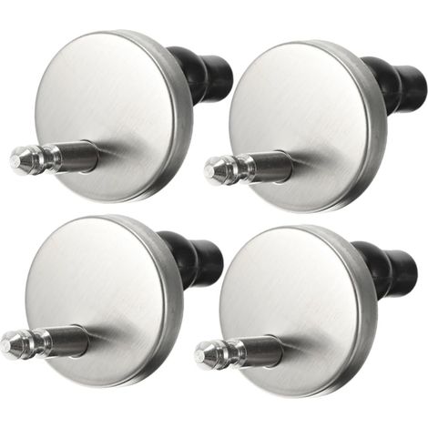 de Toilette Vis de Fixation en Acier, Acier Inoxydable, Argenté (1/5)