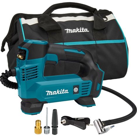 Makita DMP180Z 18V LXT Lithium Ion Cordless Inflator Digital + Adapters + Bag (1/4)