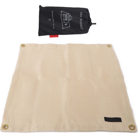 Tapis ignifuge pour feu de camp, résistant aux hautes températures pour barbecue et pique-nique extérieur