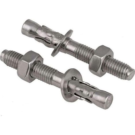 10-teiliges Spreizdübel-Set M6 M8 M10 M12 M16 Edelstahl-Ankerbolzen Spreizhaken (Farbe: M6, Größe: 60 mm) (1/5)