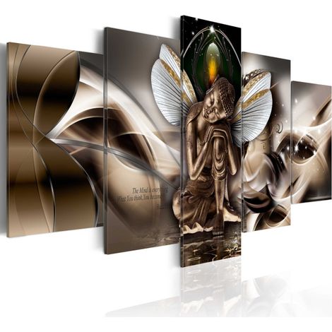 Tableau Imprimé "Winged Buddha" 100 x 200 cm (1/2)