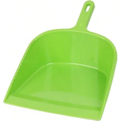 Pelle pour la poussière Plastique avec Caoutchouc Brillante et Robuste Utilisable pour Le Balayage dans la Maison et Le Jardin,(Vert)