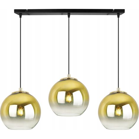 Hängelampe Deckenleuchter Golden Lampenschirm 15 cm