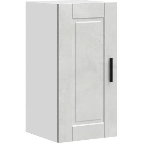 Armario de pared de cocina compacto con almacenamiento optimizado 30 x 31 x 60 cm madera de ingeniería gris hormigón 020050326 (1/5)