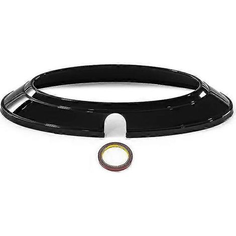Ring Front- und Heckabdeckung Logo Zierleiste Autoaufkleber ABS Emblem Abzeichen für Ford Maverick ab 2022 / Ford Ranger 2015-2022 F150 2009-2014--Ranger Schwarz