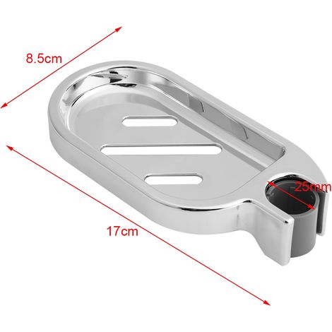 Seifenschale aus ABS mit verstellbarer Duschstange, praktisches Badezimmeraccessoire (1/5)