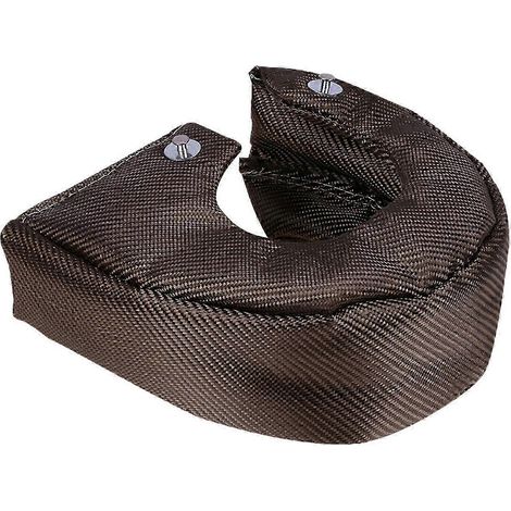 Cubierta protectora de fibra de vidrio de silicona para turbocompresor, accesorio automotriz protector de fácil instalación.