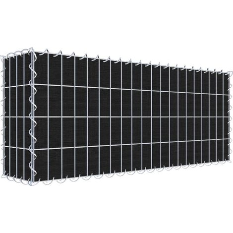 Gabiondeco - Gabion a végétaliser avec toile non-tissée 100 cm x 40 cm x 20 cm (L x H x P). maille 5 cm x 10 cm. spirale - Made in Germany (1/3)