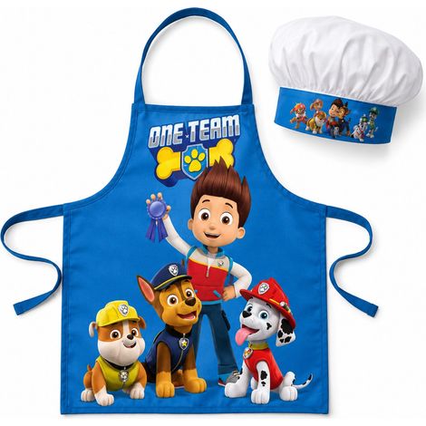 Skye PAW PATROLE Küchenschürze mit Hut