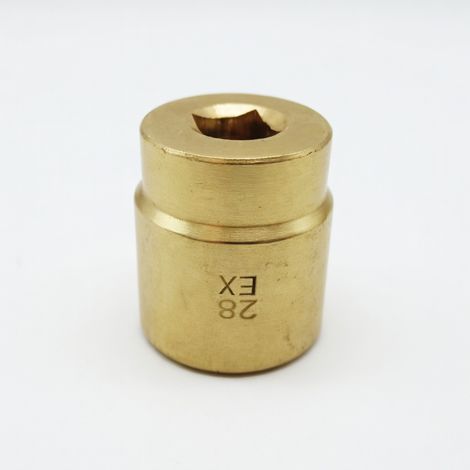 Vaso antichispas, bronce de berilio, 21 mm, cuadradillo 1/2 pulgada (1/5)