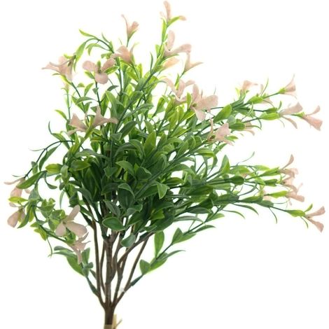 Sperling – Deko Florale – Bouquet de myrte artificiel, fleurs roses – Botte de 3 tiges, hauteur 41 cm (1/2)