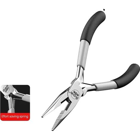 Pince Multifonctionnelle, Acier au Carbone, Poignée Ergonomique, Nez Long (1/2)