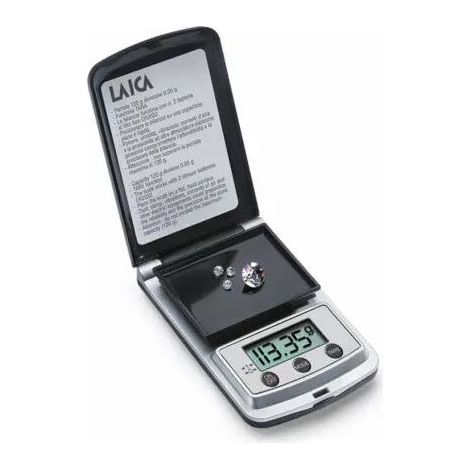 Laica Bilancia da Cucina Elettronica KS5021 Funzione Bloccapeso Calcolo Volume Acqua Bianca