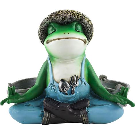 Blumentopf Frosch Harz Übertopf für Blumen Frosch Design