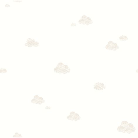 papier peint petits nuages beige - Sanders & Sanders (1/5)