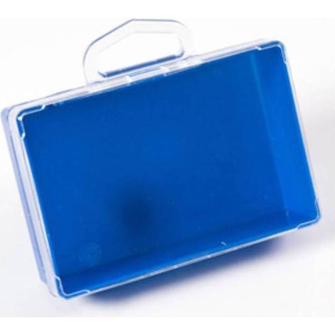 30 x SCATOLA PLASTICA SELF SERVICE 105X70 MM AZZURRA