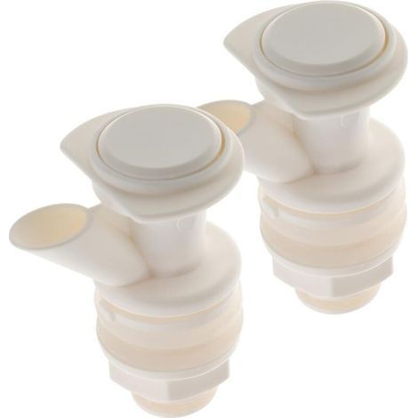(20×20×60mm) 2 Pièces Refroidisseur à Bouton Poussoir Robinet De Distributeur De Cruche D'eau Bec Verseur D'eau Refroidisseur Avec Bec Robinet Distributeur Fontaine à Eau Accessoires Blanche (1/4)