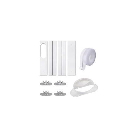 Kit ventilation fenêtre AC portable Panneau PVC réglable + joint Pour tuyau 13 cm (1/5)