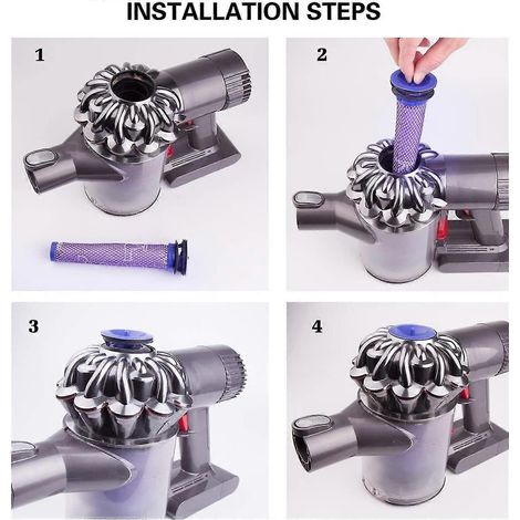 Vorfilter kompatibel mit Dyson DC58, DC59, V6, V7 und V8 Staubsaugern (1/4)