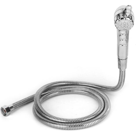 Douchette extérieure pour caravane en acier inoxydable avec tuyau 1,5 m et filetage 1/2 pour alimentation en eau (1/5)