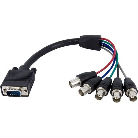 Adaptador VGA Startech VGABNCMF1 Coaxial BNC