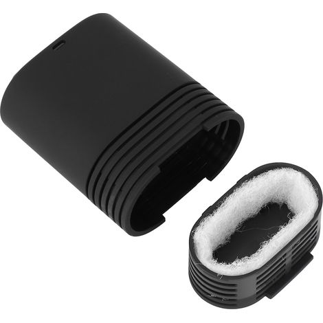 Purificateur d'air portable à ions négatifs, rechargeable par USB, à porter autour du cou. Élimine le formaldéhyde et les particules fines PM2.5. Noir. (1/5)