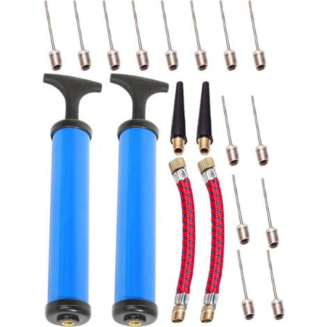 Kit de Gonflage Portable pour Ballon de Sport en Plastique Embout et Tuyau Souple, 2 Sets pour Basketball et Volleyball, Gonflage Rapide et Pratique (1/5)