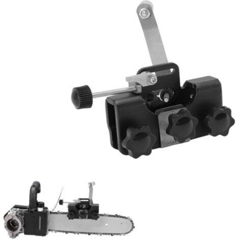 Kit portátil para afilar cadenas con cabezal para motosierras y diversas sierras eléctricas - (1/2)