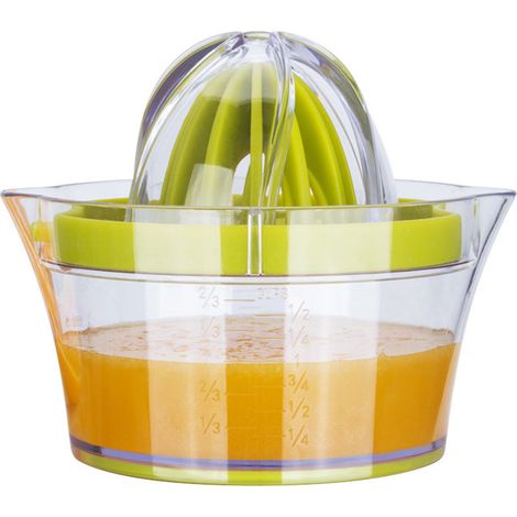 2-in-1 Zitruspresse mit Messbecher für frische Fruchtsäfte, Smoothies, Kochen und Backen, 14,8 x 8 cm (1/5)