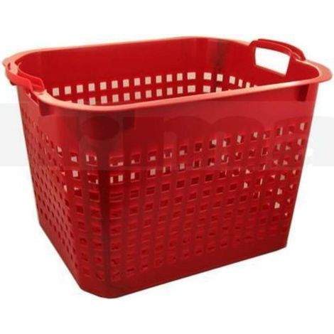 cesta guardajuegos jardin 40 lts roja 51 x 39 x 22 cms ebertools