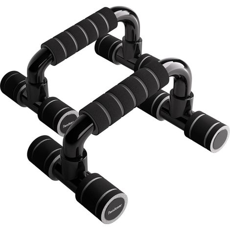 Liegestützgriffe Liegestütze Ständer Parallettes Fitness Grey (1/5)
