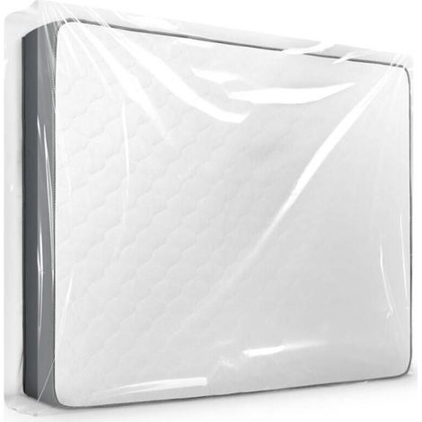Housse de matelas de déménagement 150x200x30 cm, sacs de protection de matelas en plastique durables et imperméables, sacs de (1/4)