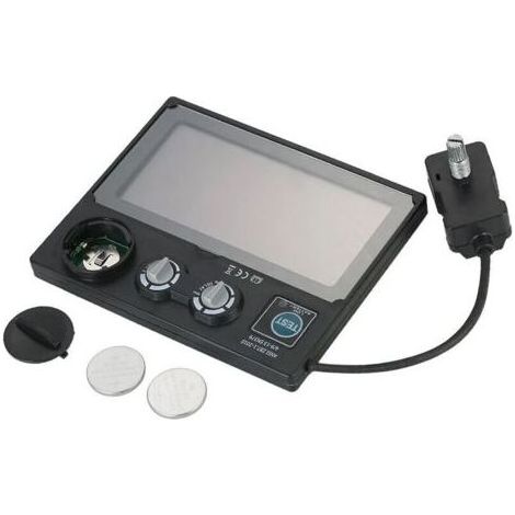 Casque de soudage à obscurcissement automatique solaire – Protection UV/IR 15 niveaux – Temps de commutation 1/10000s – Zone de visualisation 92x42mm (1/3)