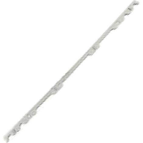 Ersatzteil - Rehausse bandeau 60 cm argent -  - WHIRLPOOL, ARISTON HOTPOINT, BAUKNECHT, INDESIT, IGNIS, PRIVILEG