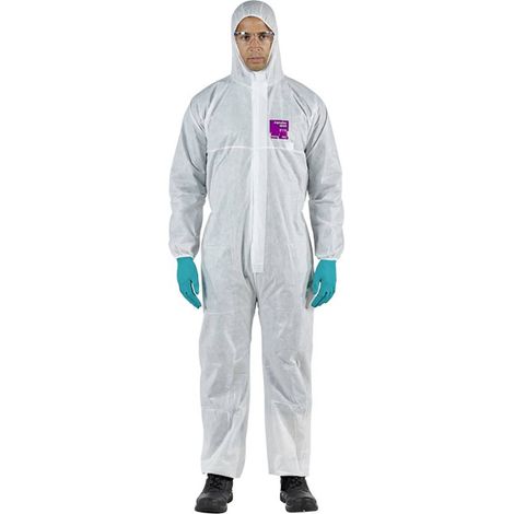 Ansell WH15S-00138-03 Protezione chimica AlphaTec ® 1500 - modello 138, bianco, M Taglia: M Bianco