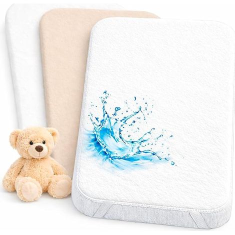 Fitted Sheet 80 x 160 cm Mattress Protector for Cabin Bed 80 x 160 cm (White, 80 x 160 cm) (1/5)