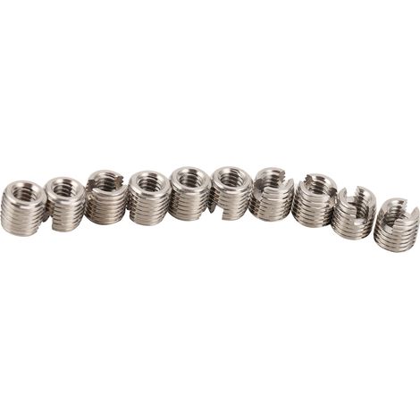 [Ensemble d’Insertion de Thread] [Filetage Réducteur] M4x0.7-M6.5x0.75 avec 10 inserts [Filetage Femelle-Mâle] (1/5)