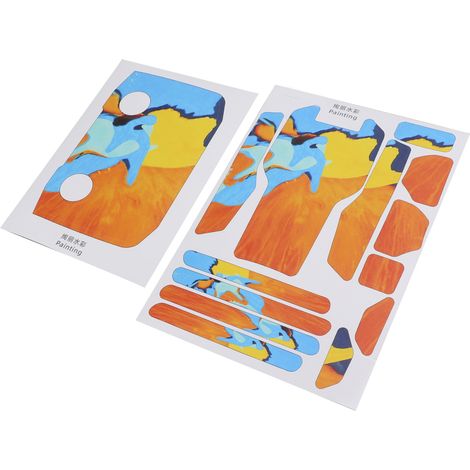 Autocollants en PVC imperméables et résistants aux rayures pour la décoration et le remplacement du corps de drone DJI Mavic 3 (peinture couleur). (1/5)