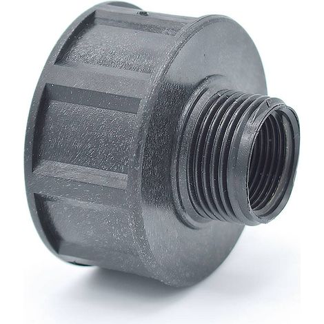 Raccord femelle S60x6 - sortie male 1'' BSP ou femelle 3/4'' BSP (1/5)