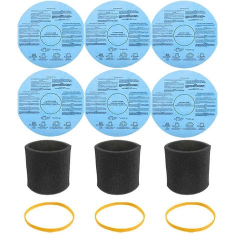 90107 Dry Paper Disc Filtres Retaining Bands pour Foam Sleeve Filtre Replacements 5 Gallon and Above (1/5)