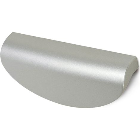 Asa de plástico con acabado aluminio con acabado, dimensiones:105x37x21mm y entrepuntos:96mm - (1/4)