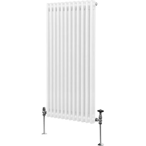 Traditional 2 Column Radiator - 1500 x 562mm - White
