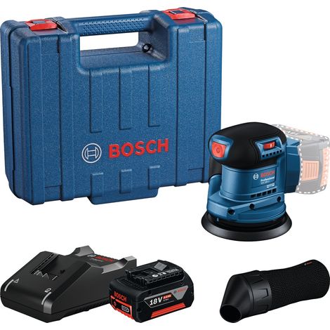 Bosch Akku-Exzenterschleifer GEX 185-LI, 1 x Akku GBA 18V 4.0Ah im Handwerkerkoffer (1/5)