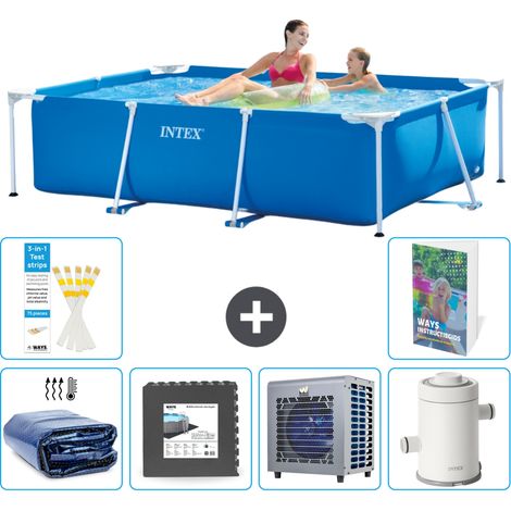 Intex Piscina con struttura Rettangolare - 220x150x60 cm - 7-pezzi S16 (1/5)