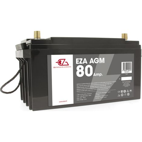 Batterie Auxiliaire Eza Agm 80ah (1/2)