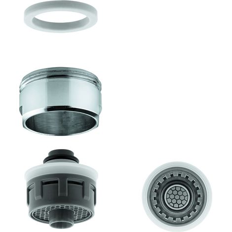 Grohe Blue Mousseur, Außengewinde M24x1, Dual-Strahlregler, 19l/min bei 3 bar, Velvet Black, 48379KS0 (1/2)