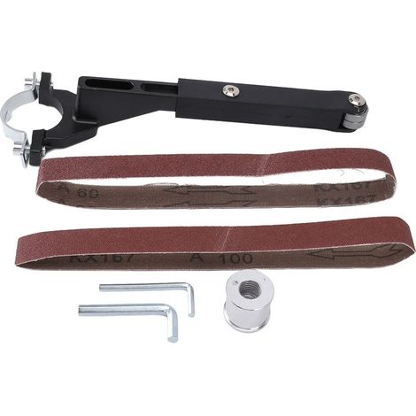Adaptateur de Sander à Bande pour Meuleuse Angle, Conversion Polissage Modèle 100, Portable & Échange Rapide (1/5)