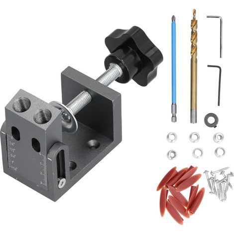 32 angled hole locating tools at 15 degrees, high-strength and durable drill bit. (1/5)