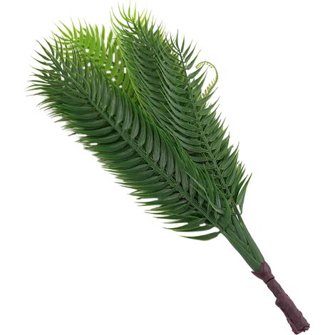 Feuillage Artificiel - Plante Fausse Décorative Verte - Pour Intérieur Et Extérieur - 1 Pièce - 60,5 x 11 x 11 cm (1/5)